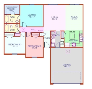 The Lexington IIs - Floor Plan